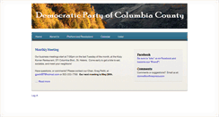 Desktop Screenshot of columbiademocrats.org